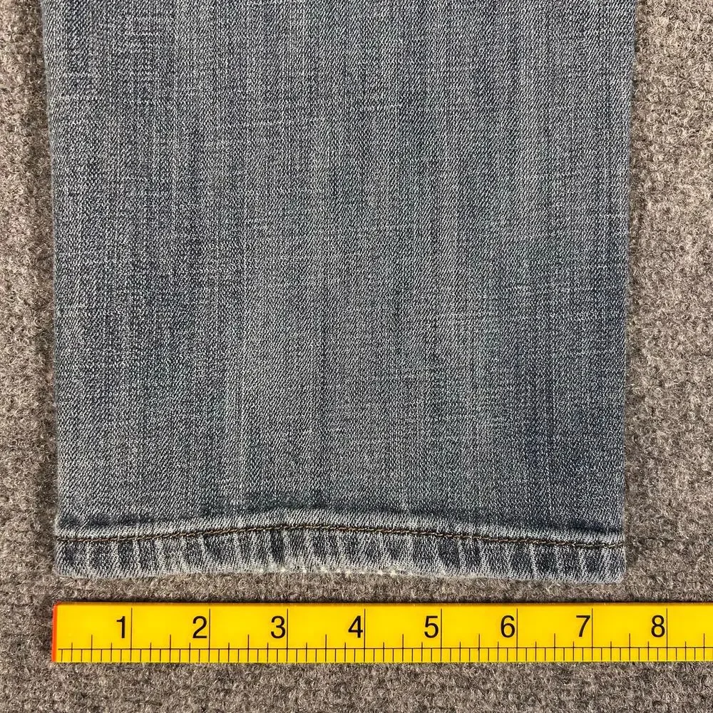 Lucky Brand 221 Straight Jeans Men's 34x30 Blue Cotton Blend‎ Denim Pants *Flow